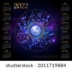 wall calendar layout for 2022... | Shutterstock .eps vector #2011719884