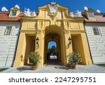 Baroque chateau in Valtice, Lednice and Valtice area, South Moravia, Czech Republic