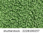 Green Towel Texture. Macro...