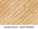 Basket texture. Wicker background. Wooden mat pattern. Decorative mesh. Stiped wood background.