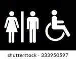 signs  public toilets separate... | Shutterstock . vector #333950597