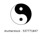 Zen Symbol. Yin And Yan Sign....