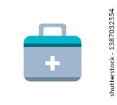 first aid kit isolated icon | Shutterstock .eps vector #1387032554