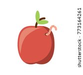 apple fruit icon image | Shutterstock .eps vector #773164261