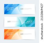 geometric banner design with... | Shutterstock .eps vector #2132869427