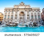 Trevi Fountain In The Morning ...