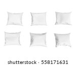 set of pillows. 3d rendering. | Shutterstock . vector #558171631