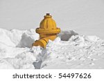 Yellow Fire Hydrant Buried In...
