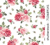 Seamless Pattern With Roses....
