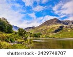 Small photo of Lake Buttermere, Hay Stacks and High Stile, Lake District National Park, Cumbria, England, UK