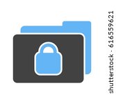 secret folder | Shutterstock .eps vector #616559621