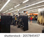 Small photo of Spirit Halloween seasonal store in a former Staples Office Supplies - Various Isles near the "Unhuman resources" section (Loveland, Colorado, USA) - 09\10\2021