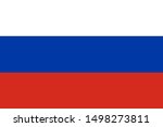 russian flag. vector... | Shutterstock .eps vector #1498273811