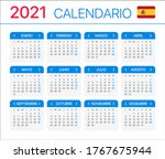2021 calendar   vector... | Shutterstock .eps vector #1767675944