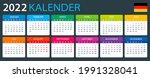 2022 calendar   vector... | Shutterstock .eps vector #1991328041
