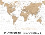 world map   vintage political   ... | Shutterstock .eps vector #2170780171