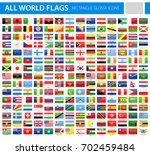 all world flags   vector... | Shutterstock .eps vector #702459484