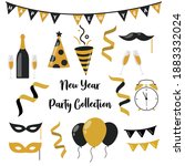 new year party collections icon.... | Shutterstock .eps vector #1883332024