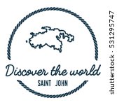 saint john map outline. vintage ... | Shutterstock .eps vector #531295747