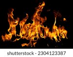 Small photo of Fire flame texture for banner background. Burn abstract lights. Burning big flame. Blaze flames overlay background.
