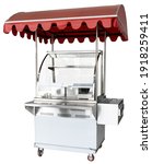 Cart to prepare fast food  in...