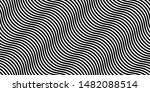 3d black and white lines... | Shutterstock .eps vector #1482088514