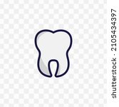 vector illustration of tooth in ... | Shutterstock .eps vector #2105434397