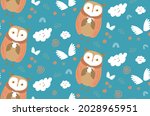  children's pattern with an... | Shutterstock .eps vector #2028965951
