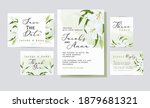 wedding invitation card with... | Shutterstock .eps vector #1879681321