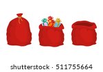 Red Bag Santa Claus Set. Large...