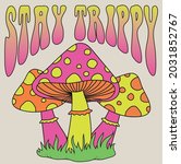 Retro 70's Psychedelic Hippie...