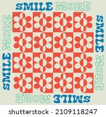 retro groovy smile more slogan... | Shutterstock .eps vector #2109118247