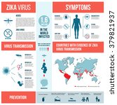 zika virus infographics with... | Shutterstock .eps vector #379821937