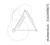 tattoo geometric shapes ... | Shutterstock .eps vector #2162458671