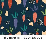 seamless pattern with cute... | Shutterstock .eps vector #1839133921