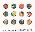 big set of various vector... | Shutterstock .eps vector #1968031621