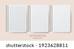 realistic vector opened... | Shutterstock .eps vector #1923628811