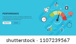 performance and efficiency ... | Shutterstock .eps vector #1107239567