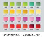 color swatch. catalog samples ... | Shutterstock .eps vector #2108356784