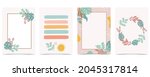 collection of kid postcard set... | Shutterstock .eps vector #2045317814