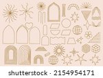 collection of line design with... | Shutterstock .eps vector #2154954171