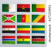 South Africa Flag Ribbon Set  ...