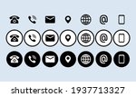 contact us icon set.... | Shutterstock .eps vector #1937713327