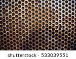 Rusty Ventilation Grate With...