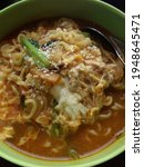 Small photo of Ramen is a Japanese noodle soup that originated in China. Japanese people also refer to ramen as chuka soba or shina soba because soba or o-soba in Japanese often also means noodles.