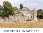 Small photo of Antic ruins of the Roman Baths of Cimiez (Nice, Alpes-Maritimes, Provence-Alpes-Cote-dâ€™Azur, France)