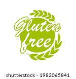 gluten free logo. allergen icon.... | Shutterstock .eps vector #1982065841