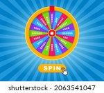roulette  wheel of fortune.... | Shutterstock .eps vector #2063541047
