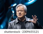 Small photo of Jen-Hsun Huan NVIDIA's Founder, President and CEO delivered a keynote speech at Computex in Taipei, Taiwan on May 29, 2023