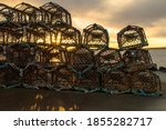 Creel Baskets With Sunrise...